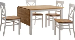 Home affaire Esstisch »Samba« Breite 120 cm, mit ausklappbarer Tischplatte
