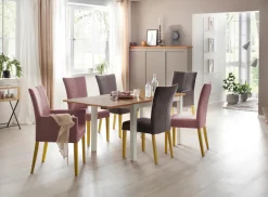 Home affaire Esstisch »Samba« Breite 120 cm, mit ausklappbarer Tischplatte