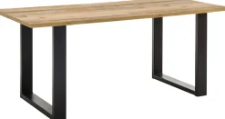 Home affaire Esstisch »Sherwood, Tisch im Industrial-Style, Wohnzimmertisch, Küchentisch« Metallgestell, in 2 Farben erhältlich, 180 cm breit