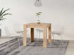 Home affaire Esstisch »Spoleto, Esstisch, Küchentisch, Speisetisch, Familientisch« Charakterstarke 4-Lamellen-Platte, 4 Farben, 2 Größen – top modern