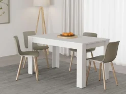 Home affaire Esstisch »Spoleto, Esstisch, Küchentisch, Speisetisch, Familientisch« Charakterstarke 4-Lamellen-Platte, 4 Farben, 2 Größen – top modern