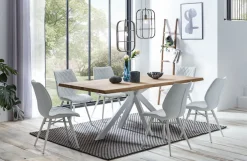 Home affaire Esstisch »Tristan natur« mit echter Baumkante