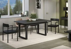 Home affaire Esstisch »Valencia« 1 Stk. tlg. Synchroauszug; Metallkufen, ausziehbar auf 200 cm