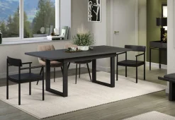 Home affaire Esstisch »Valencia« 1 Stk. tlg. Synchroauszug; Metallkufen, ausziehbar auf 200 cm
