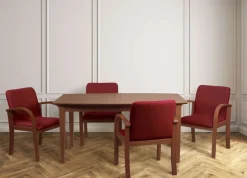 Home affaire Esszimmersessel »LINA707 Esszimmerstuhl« 1 Stk. tlg. Fleckenabweisendes Gewebe, Massivholz Gestell dampfgebogen