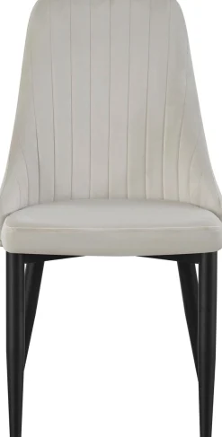 Home affaire Esszimmerstuhl »GARNBY, 2er Set, mit Metallgestell in matt schwarz« (Set) 2 Stk.in verschiedenen Farben, Belsatbarkeit pro Stuhl 120 kg, Velour Stoff
