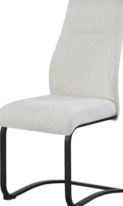 Home affaire Esszimmerstuhl »VERNON, 2er Set, mit Metallgestell in matt schwarz« (Set) 2 Stk.in verschiedenen Farben, Belsatbarkeit pro Stuhl 120 kg