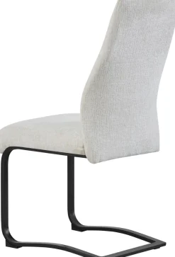 Home affaire Esszimmerstuhl »VERNON, 2er Set, mit Metallgestell in matt schwarz« (Set) 2 Stk.in verschiedenen Farben, Belsatbarkeit pro Stuhl 120 kg