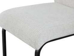Home affaire Esszimmerstuhl »VERNON, 2er Set, mit Metallgestell in matt schwarz« (Set) 2 Stk.in verschiedenen Farben, Belsatbarkeit pro Stuhl 120 kg