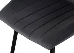 Home affaire Esszimmerstuhl »KILLAM, 2er Set, mit Metallgestell in matt schwarz« (Set) 2 Stk.in verschiedenen Farben, Belsatbarkeit pro Stuhl 120 kg, 360° drehbar