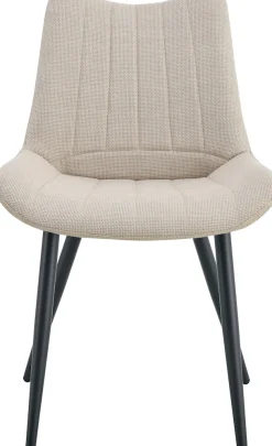 Home affaire Esszimmerstuhl »DAWSON, 2er Set, mit Metallgestell in matt schwarz« (Set) 2 Stk.in verschiedenen Farben, Belsatbarkeit pro Stuhl 120 kg