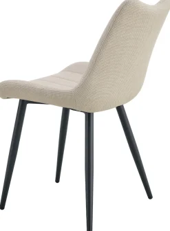 Home affaire Esszimmerstuhl »DAWSON, 2er Set, mit Metallgestell in matt schwarz« (Set) 2 Stk.in verschiedenen Farben, Belsatbarkeit pro Stuhl 120 kg