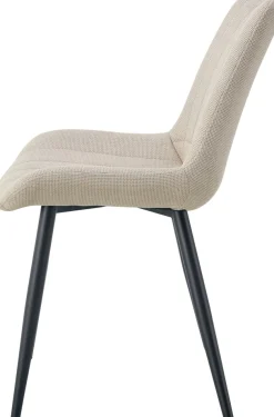 Home affaire Esszimmerstuhl »DAWSON, 2er Set, mit Metallgestell in matt schwarz« (Set) 2 Stk.in verschiedenen Farben, Belsatbarkeit pro Stuhl 120 kg