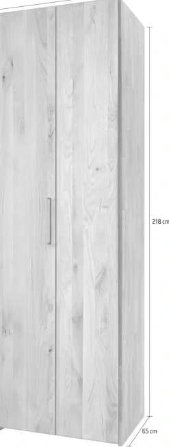 Home affaire Falttürenschrank »Chamara« in unterschiedlichen Schrankbreiten erhältlich,massives Eichenholz