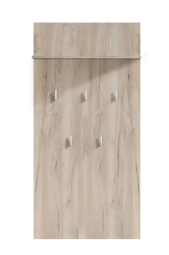 Home affaire Garderobenpaneel »Como, Wandregal mit Haken, mit Regal« Wandgarderobe, Aufhänger, in modernen Farben, Höhe 137 cm