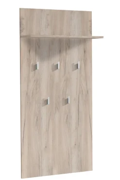 Home affaire Garderobenpaneel »Como, Wandregal mit Haken, mit Regal« Wandgarderobe, Aufhänger, in modernen Farben, Höhe 137 cm