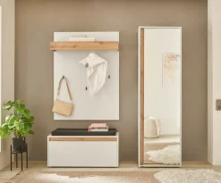 Home affaire Garderobenpaneel »GiRON/CiTY, Wandregal in vier Farben, Flurgarderobe mit Hutablage« mit Kleiderstange und Haken, 100 cm breit