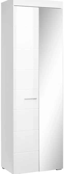 Home affaire Garderobenschrank »Avena« Flurschrank mit Spiegeltür -(B/T/H) 80/12/72 cm