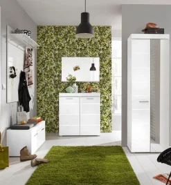 Home affaire Garderobenschrank »Avena« Flurschrank mit Spiegeltür -(B/T/H) 80/12/72 cm
