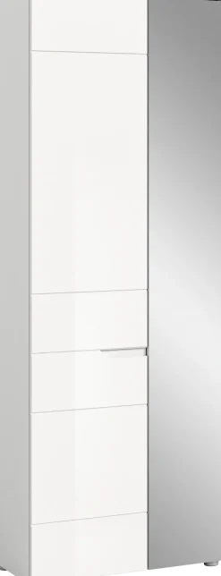 Home affaire Garderobenschrank »CAPRI, Höhe 193cm, 2 Türen, Tür mit eingefasster Griffmulde,« Mehrzweckschrank, Universalschrank, Dielenschrank, Flurschrank