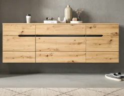Home affaire Garderobenschrank »REHAT, TOPSELLER!, Breite 176 cm, hängende Montage, viel Stauraum« Platz für ca. 20 Paar Schuhe,Garderobe, Flurschrank, Dielenschrank, Kleiderschrank, Garderobenmöbel