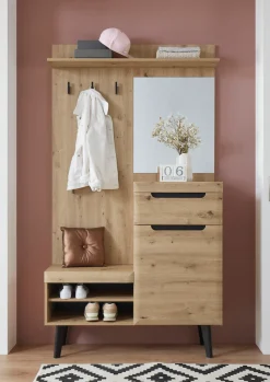Home affaire Garderobenschrank »Torge« im schönen Scandi Look