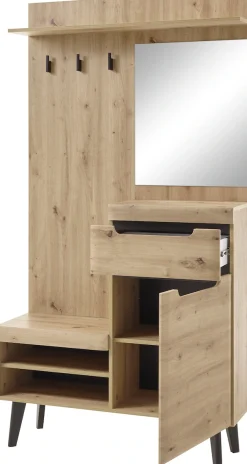 Home affaire Garderobenschrank »Torge« im schönen Scandi Look