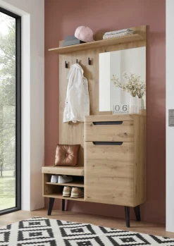 Home affaire Garderobenschrank »Torge« im schönen Scandi Look