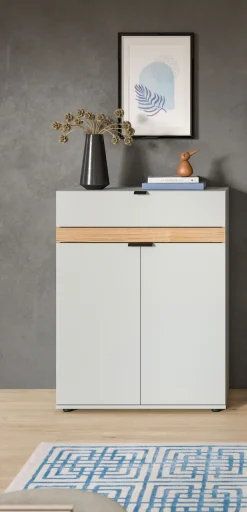 Home affaire Garderobenschrank 1 Stk. tlg. Oran, Schuhkommode, Schublade, Evoke Oak NB, 3 Fächer