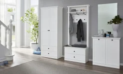 Home affaire Garderobenschrank »Örebro« zeitloser Landhausstil, mit Vollauszug