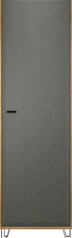 Home affaire Garderobenschrank »Belva« 1 Stk. tlg. Flurschrank mit 5 verstellbaren Böden und ausziehbarer Kleiderstange
