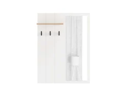 Home affaire Garderoben-Set »Bedford, Flurmöbel, Dielenmöbel, Flurschrank, Flurgarderobe B= 231 cm« 4tlg, 4 Stk. tlg.