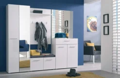 Home affaire Garderoben-Set »Beny Flurmöbel, Dielenmöbel, Flurschrank, Flurgarderobe Breite 218 cm« 5tlg, 5 Stk. tlg.