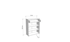 Home affaire Garderoben-Set »Beny Flurmöbel, Dielenmöbel, Flurschrank, Flurgarderobe Breite 218 cm« 5tlg, 5 Stk. tlg.