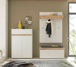 Home affaire Garderoben-Set »City/Giron, moderne Garderobe, viel Stauraum, ca. 24 Schuhe« Set, 3 Stk. tlg.