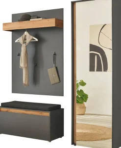 Home affaire Garderoben-Set »GIRON/CiTY, moderne Garderobe, Komplettset mit viel Stauraum« Komplett-Set, 3 Stk. tlg.