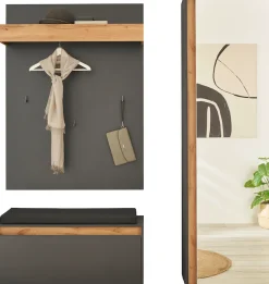 Home affaire Garderoben-Set »GIRON/CiTY, moderne Garderobe, Komplettset mit viel Stauraum« Komplett-Set, 3 Stk. tlg.