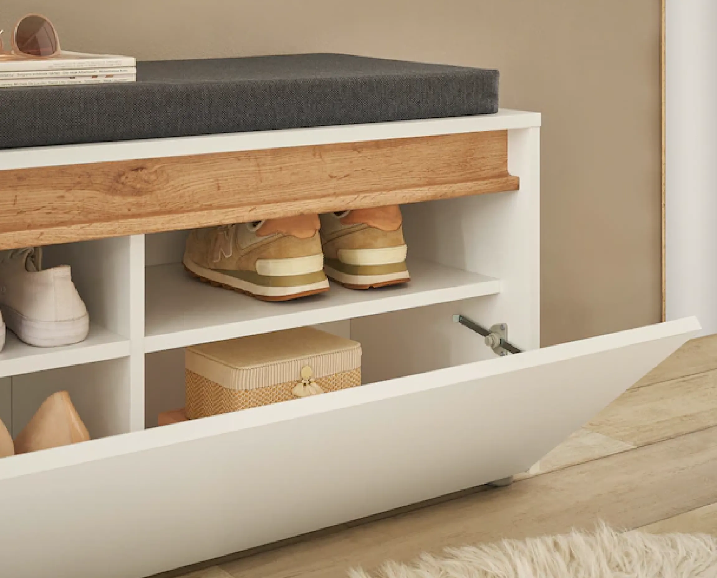 Home affaire Garderoben-Set »GIRON/CiTY, moderne Garderobe, Komplettset mit viel Stauraum« Komplett-Set, 5 Stk. tlg.