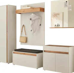 Home affaire Garderoben-Set »GIRON/CiTY, moderne Garderobe, Komplettset mit viel Stauraum« Komplett-Set, 5 Stk. tlg.
