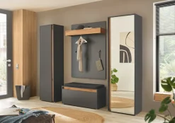 Home affaire Garderoben-Set »GIRON/CiTY, moderne Garderobe, Komplettset mit viel Stauraum« Komplett-Set, 4 Stk. tlg.