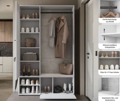 Home affaire Garderoben-Set »Garderobe mit Spiegel, Sitzbank und Kleiderstange« 1 Stk. tlg.