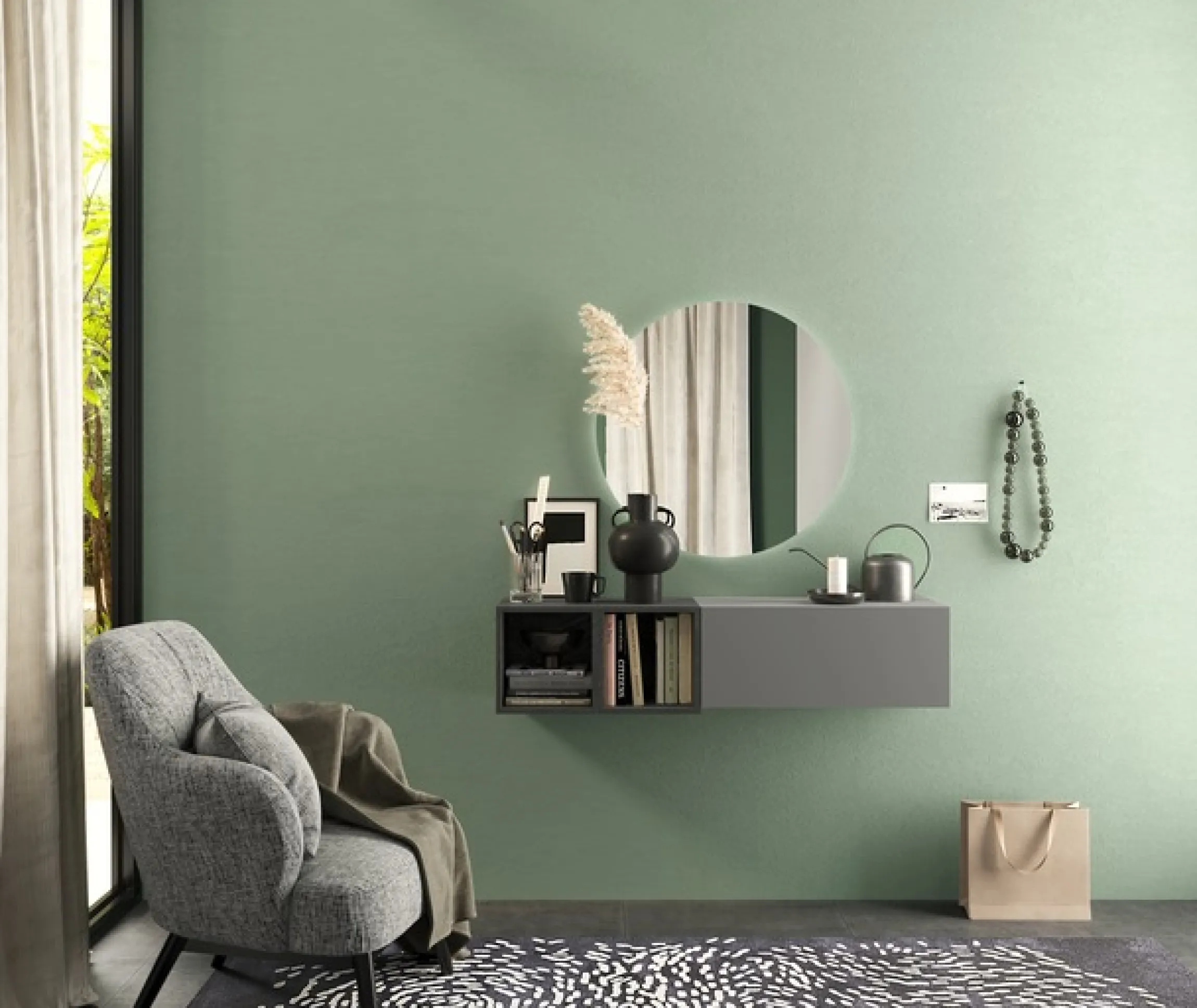 Home affaire Garderoben-Set »Infinity, 3tlg. Breite 125 cm, Höhe variabel, moderne Garderobe« Spar-Set, 3 Stk. tlg.