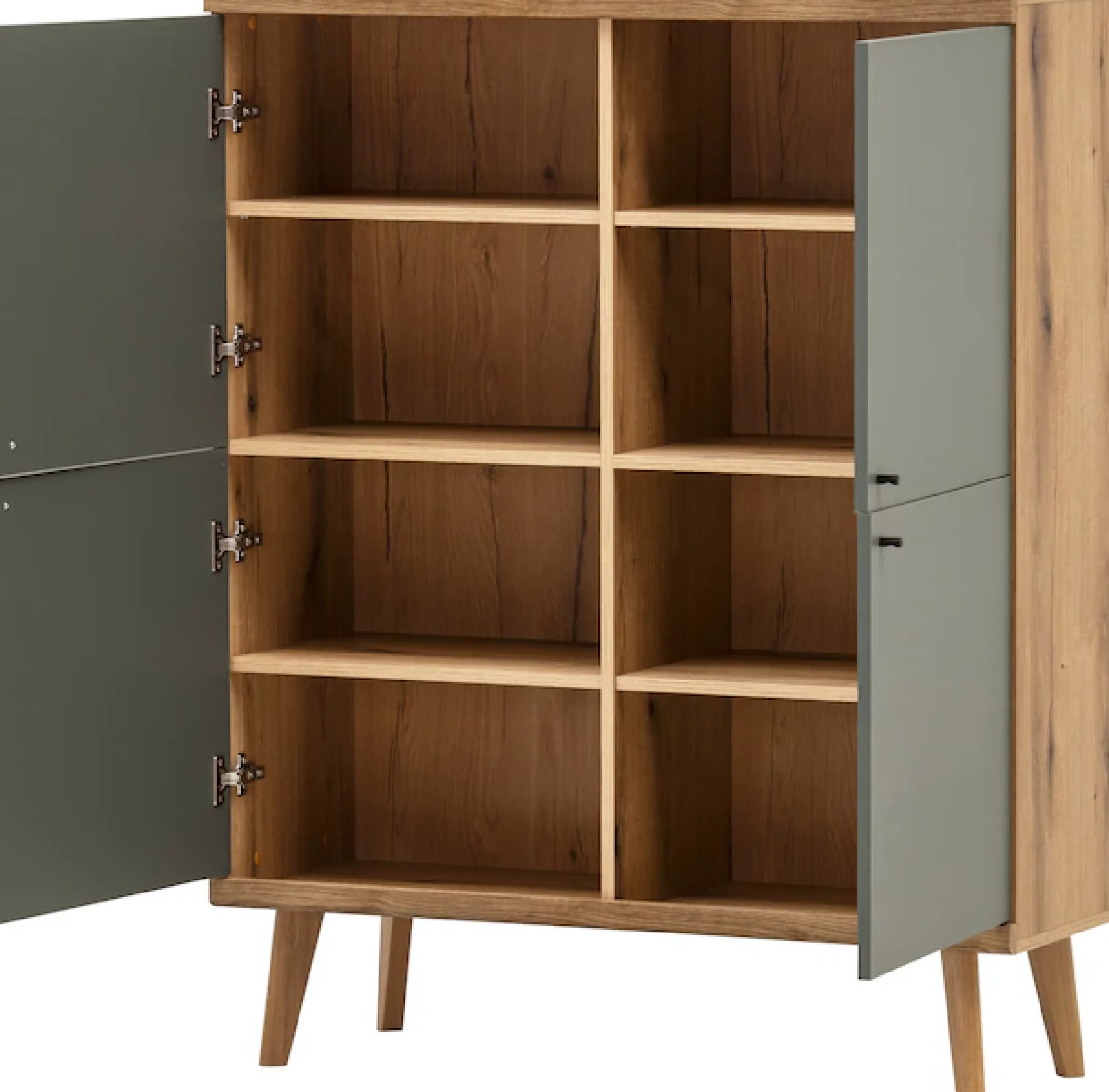 Home affaire Garderoben-Set »Mavas, Garderobe mit Stauraum, Garderobenschrank im Scandic Design« Set, 2 Stk. tlg.
