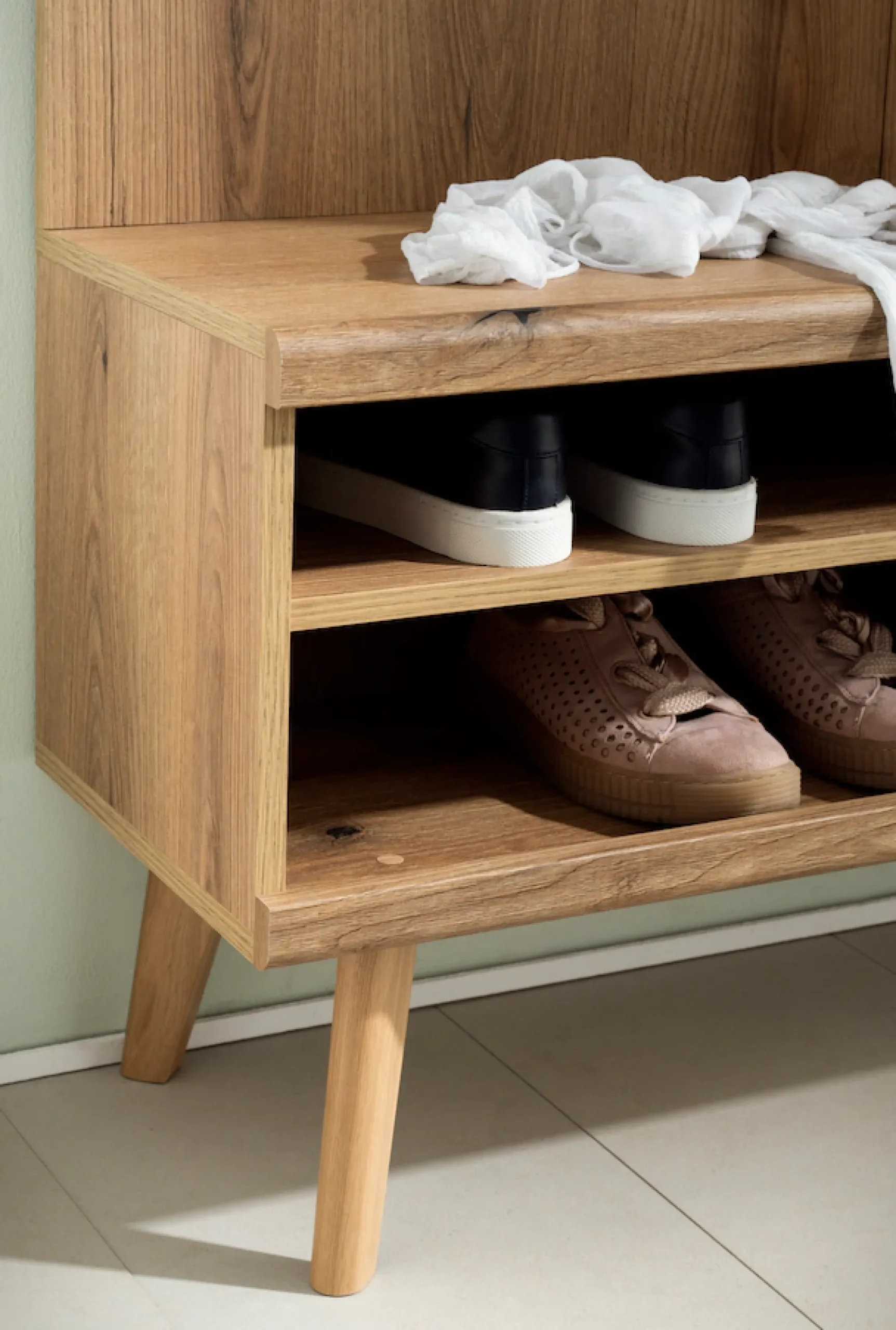 Home affaire Garderoben-Set »Mavas, Garderobe mit Stauraum, Garderobenschrank im Scandic Design« Set, 2 Stk. tlg.