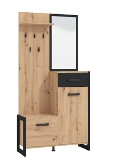 Home affaire Garderoben-Set »Oleron Kompaktgarderobe, Flurgarderobe, Dielenschrank« Komplett-Set,