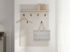 Home affaire Garderoben-Set »Rathlin Flurmöbel, Dielenmöbel, Flurschrank, Flurgarderobe« 5tlg, 5 Stk. tlg.