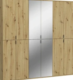 Home affaire Garderoben-Set »Trondheim, Breite 183 cm, best. aus 3 Schränken, 12 Türen, 27 Fächer« Set, 3 Stk. tlg.