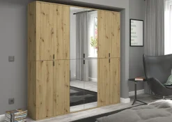 Home affaire Garderoben-Set »Trondheim, Breite 183 cm, best. aus 3 Schränken, 12 Türen, 27 Fächer« Set, 3 Stk. tlg.