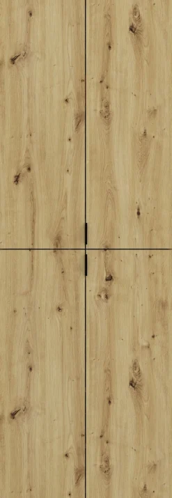 Home affaire Garderoben-Set »TRONDHEIM, 5-teilig, Breite 212cm, individuell platzier- & erweiterbar« Set, bestehend aus: 2x Garderobenschrank & 3-tlgs. Zwischenbauelement, 4 Stk. tlg.