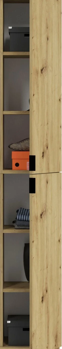 Home affaire Garderoben-Set »TRONDHEIM, 5-teilig, Breite 212cm, individuell platzier- & erweiterbar« Set, bestehend aus: 2x Garderobenschrank & 3-tlgs. Zwischenbauelement, 4 Stk. tlg.
